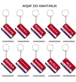 250 Adet Ahşap Anahtarlık Toptan-Stand Hediye (2.500 Çeşit İçinden Karışık Gönderilir)