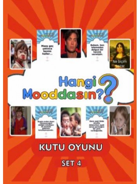 12 Adet Hangi Mooddasın? Kutu Gülmece Oyunu 480₺