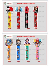 500 Adet Ahşap Çubuk Kitap Ayracı Toptan-Stand Hediye