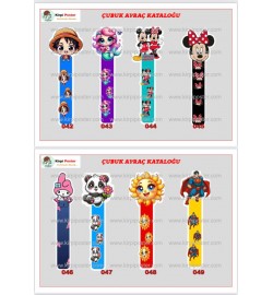 250 Adet Ahşap Çubuk Kitap Ayracı Toptan-Stand Hediye