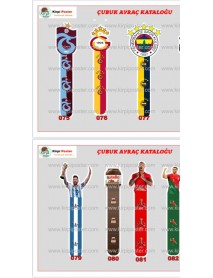 250 Adet Ahşap Çubuk Kitap Ayracı Toptan-Stand Hediye