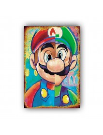 MARIO 3 AHŞAP POSTER 20x30cm  - 09