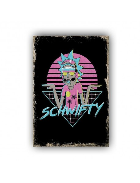 SCHWIFTY 2 AHŞAP POSTER 20x30cm  - 35