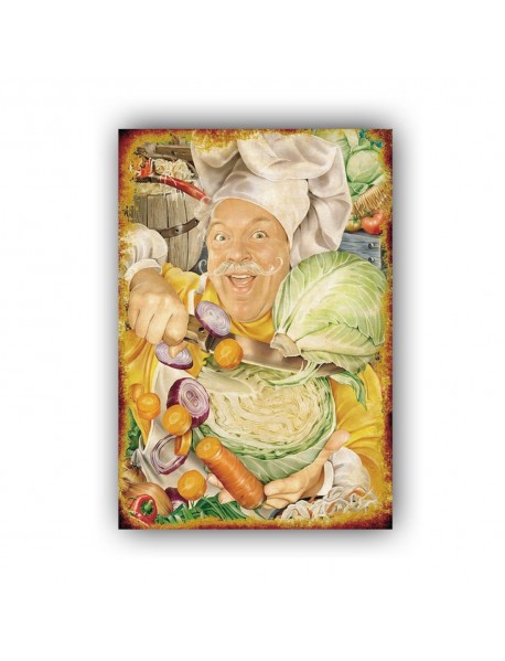 GOOD COOK AHŞAP POSTER 20x30cm  - 14