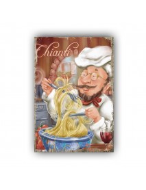 Chianti AHŞAP POSTER 20x30cm  - 54