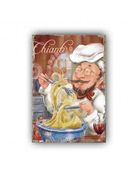 Chianti AHŞAP POSTER 20x30cm  - 54