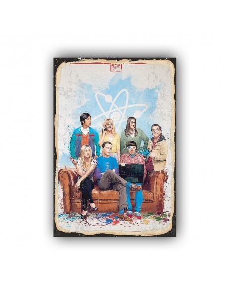 THE BIGBANG THEORY 2 AHŞAP POSTER 20x30cm  - 74