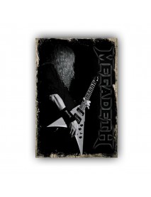 MEGADETH 2 AHŞAP POSTER 20x30cm  - 11