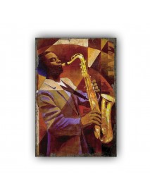 SAX SANAT AHŞAP POSTER 20x30cm  - 19