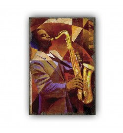 SAX SANAT AHŞAP POSTER 20x30cm  - 19