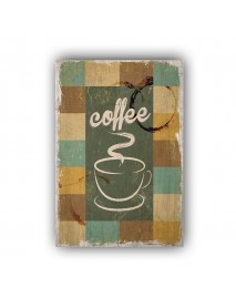 COFFEE 8 AHŞAP POSTER 20x30cm  - 23