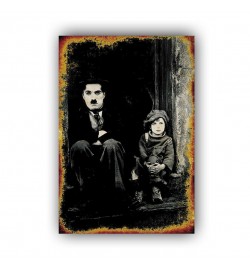 CHAPLIN 13 AHŞAP POSTER 20x30cm  - 27