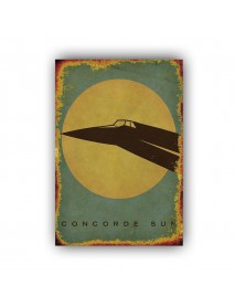 CONCORDE SUN AHŞAP POSTER 20x30cm  - 33