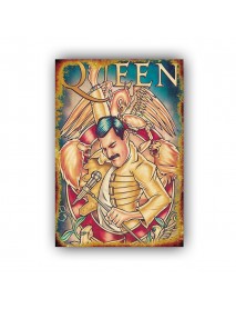 QUEEN 6 AHŞAP POSTER 20x30cm  - 86