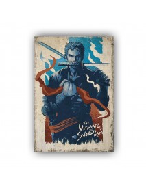 THE ULTIMATE SWORDSMAN AHŞAP POSTER 20x30cm  - 08