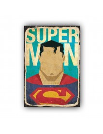 SUPERMAN 3 AHŞAP POSTER 20x30cm  - 17