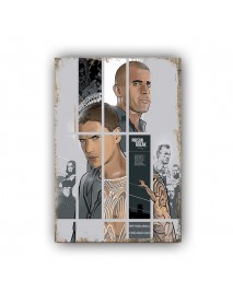 PRISON BREAK 5 AHŞAP POSTER 20x30cm  - 49