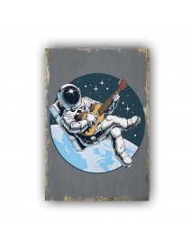 ASTRO MÜZİSYEN AHŞAP POSTER 20x30cm  - 88