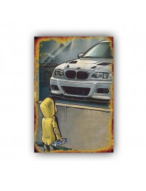 BMW HAYRANLIĞI AHŞAP POSTER 20x30cm  - 94