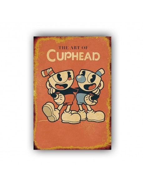 THE ART OF CUPHEAD AHŞAP POSTER 20x30cm  - 97