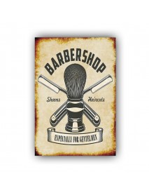 BARBERSHOP 6 AHŞAP POSTER 20x30cm  - 12