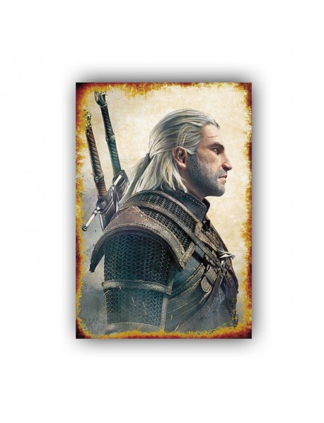 THE WITCHER AHŞAP POSTER 20x30cm  - 32