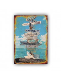 HAVANA BOSTON AHŞAP POSTER 20x30cm  - 37