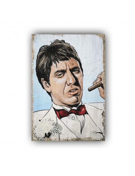 AL PACINO 8 AHŞAP POSTER 20x30cm  - 43