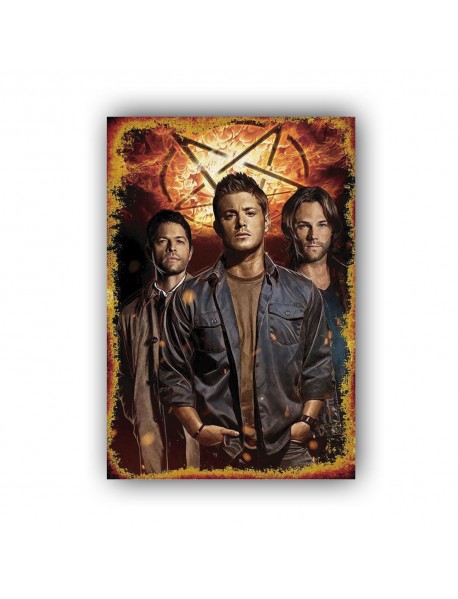 SUPERNATURAL AHŞAP POSTER 20x30cm  - 44