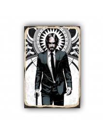 JOHN WICK 7 AHŞAP POSTER 20x30cm  - 85