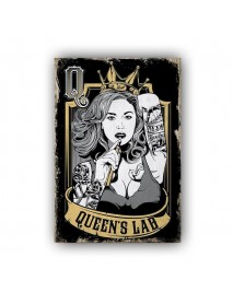 QUEEN'S LAB AHŞAP POSTER 20x30cm  - 87