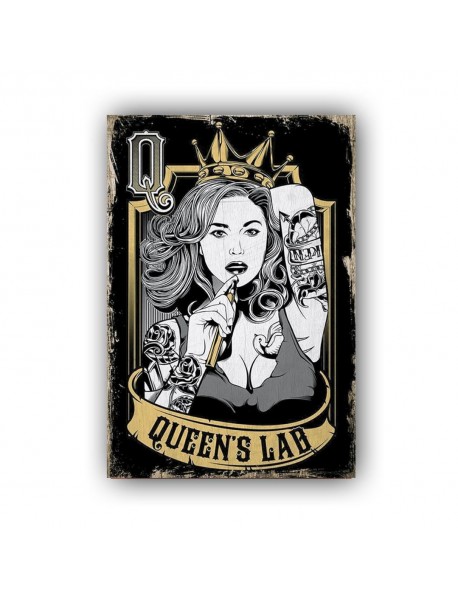 QUEEN'S LAB AHŞAP POSTER 20x30cm  - 87