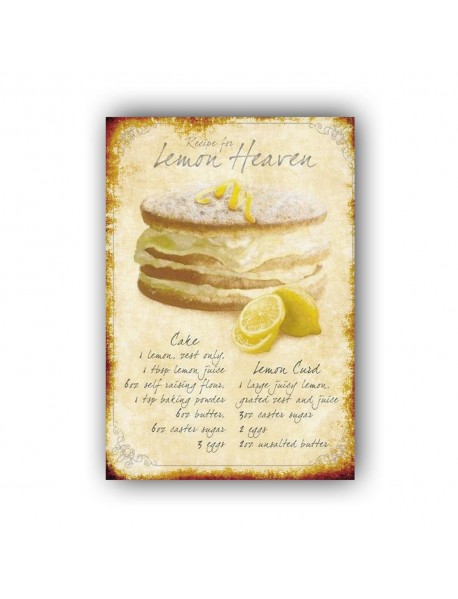 LEMON HEAVEN AHŞAP POSTER 20x30cm  - 94