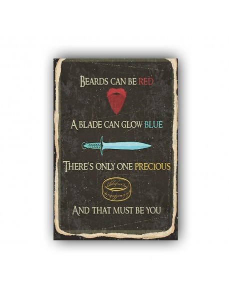 CAN BE RED AHŞAP POSTER 20x30cm  - 95