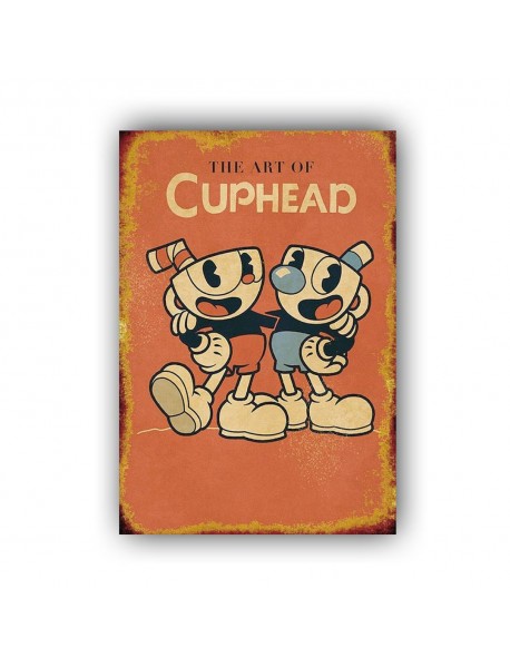 THE ART OF CUPHEAD 2 AHŞAP POSTER 20x30cm  - 07