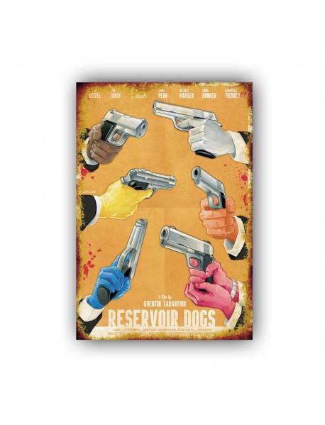 RESERVOIR DOGS 3 AHŞAP POSTER 20x30cm  - 08