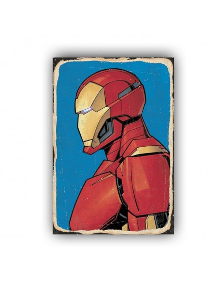 IRON MAN 13 AHŞAP POSTER 20x30cm  - 25