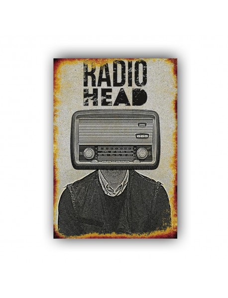 RADIO HEAD 3 AHŞAP POSTER 20x30cm  - 32