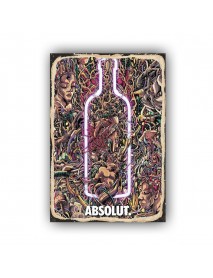 ABSOLUT 2 AHŞAP POSTER 20x30cm  - 45