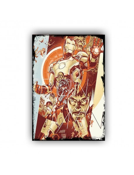 IRON MAN 14 AHŞAP POSTER 20x30cm  - 54