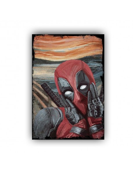 DEADPOOL 7 AHŞAP POSTER 20x30cm  - 56