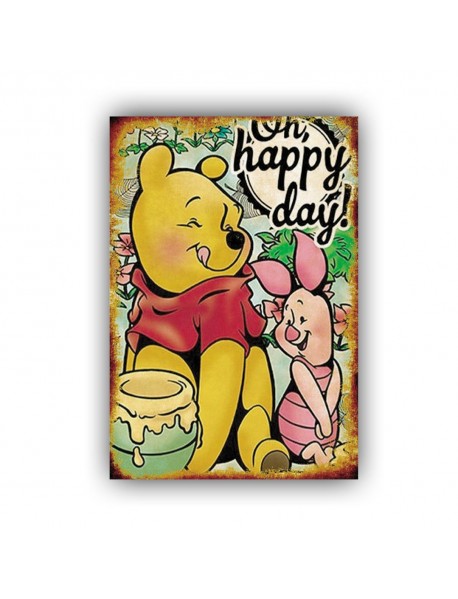 HAPPY DAY AHŞAP POSTER 20x30cm  - 57