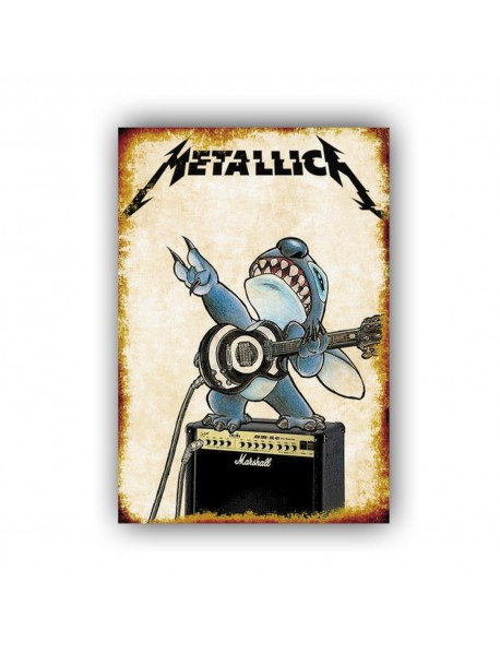 METALLICA 11 AHŞAP POSTER 20x30cm  - 66