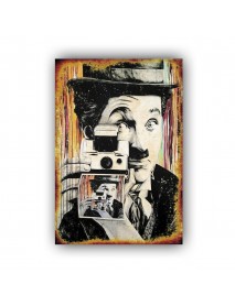 CHAPLIN 15 AHŞAP POSTER 20x30cm  - 73