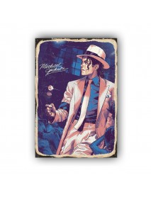 MICHAEL JACKSON 15 AHŞAP POSTER 20x30cm  - 77