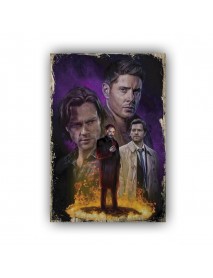 SUPERNATURAL 2 AHŞAP POSTER 20x30cm  - 78