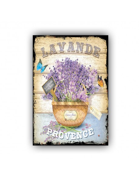 LAVANDE AHŞAP POSTER 20x30cm  - 97