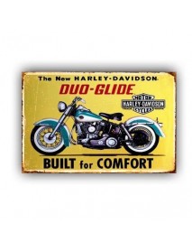 THE NEW HARLEY-DAVIDSON DUO-GLIDE BUILT FOR COMFORT AHŞAP POSTER 20x30cm  - 36