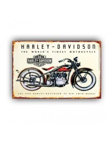 MOTOR HARLEY DAVIDSON CYCLES AHŞAP POSTER 20x30cm  - 37