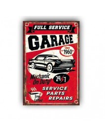 FULL SERVICE GARAGE SINCE 1980 AHŞAP POSTER 20x30cm  - 50